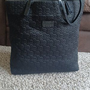 Michael Kors MK monogram Tote Bag neoprene, black